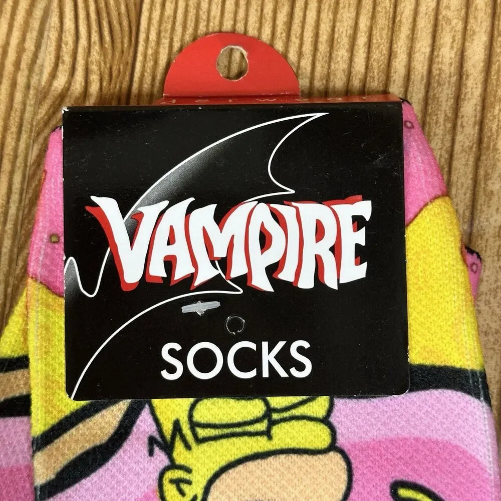 The Simpsons Crew Socks Homer‎ Simpson One Size Midcalf Unisex